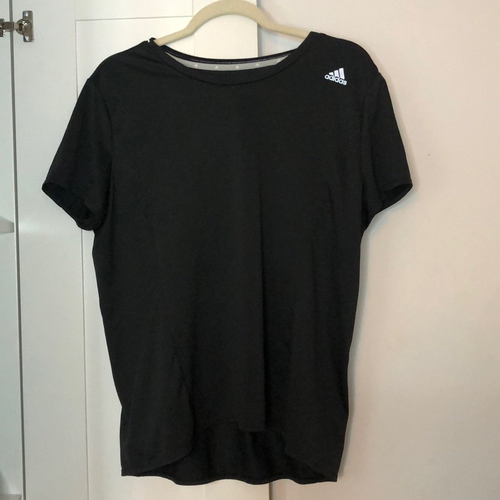 Black athletic adidas t shirt